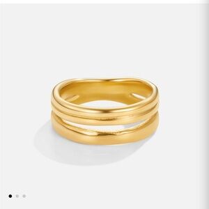 Beautiful Earth Lia Layered Gold Ring